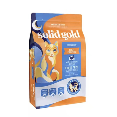 SolidGold金装素力高进口金素鸡肉味成猫幼猫通用全阶段猫粮12磅