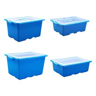 幼儿园兼容乐高桶教具收纳桶齿轮积木桶收纳箱儿童玩具整理大箱子