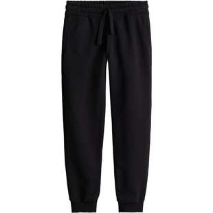 HM童装儿童男童裤子冬季棉质舒适抽绳锥形加绒长裤1236577