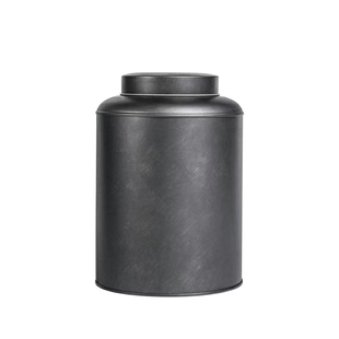 茶叶罐金属大号圆形圆桶散茶存茶马口铁罐礼盒通用包装陈皮存储罐