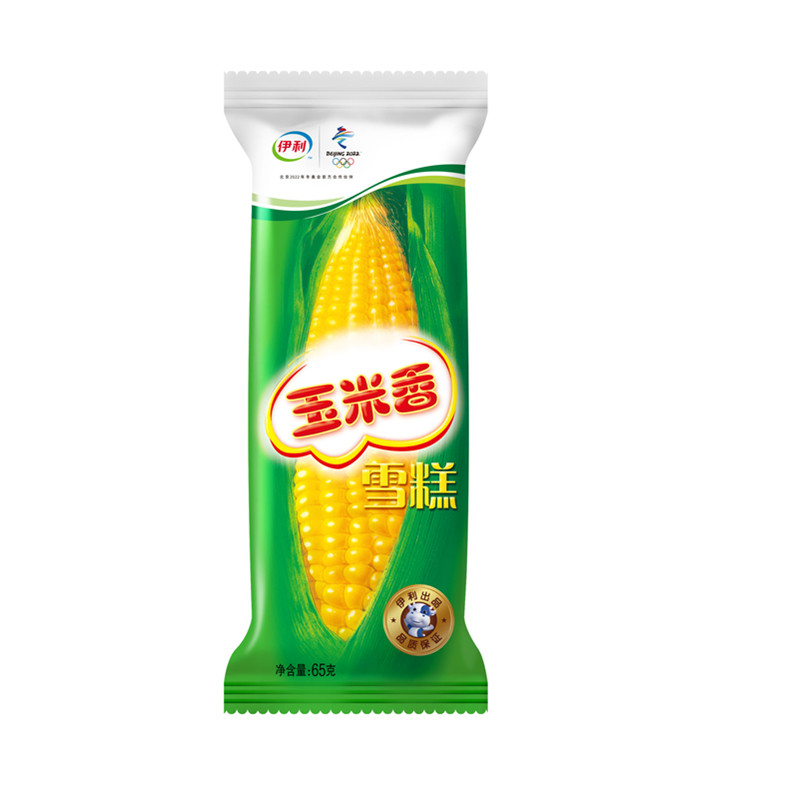 伊利 玉米香雪糕蛋筒冰淇淋特色经典冰激凌零食5支装冰棍棒整箱批