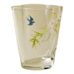 里作 燕归来透明玻璃花口杯精致高端女神杯功夫茶具品茗杯主人杯