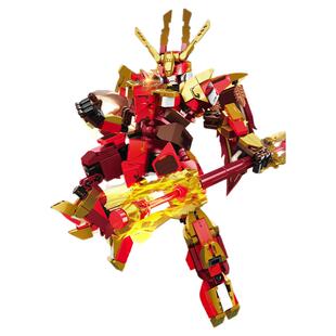 森宝积木悟空BB国产机甲齐天大圣拼搭积木拼装玩具模型男摆件