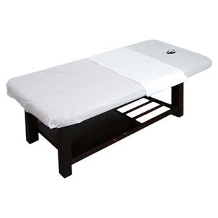 一次性床罩防尘美容院固定床罩笠加厚无纺布按摩床垫带洞四角松紧