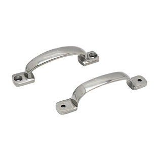 304不锈钢大拉手加厚重型工业设备明装式承重弓形提手实心门把手