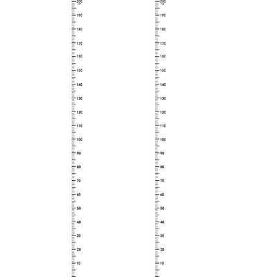 整张儿童身高测量贴纸移除不伤墙