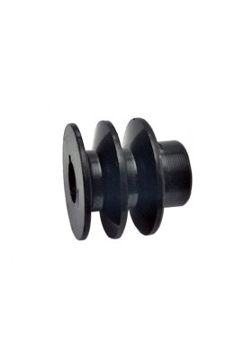 汽油机铁制皮带轮盘双槽内孔20mm