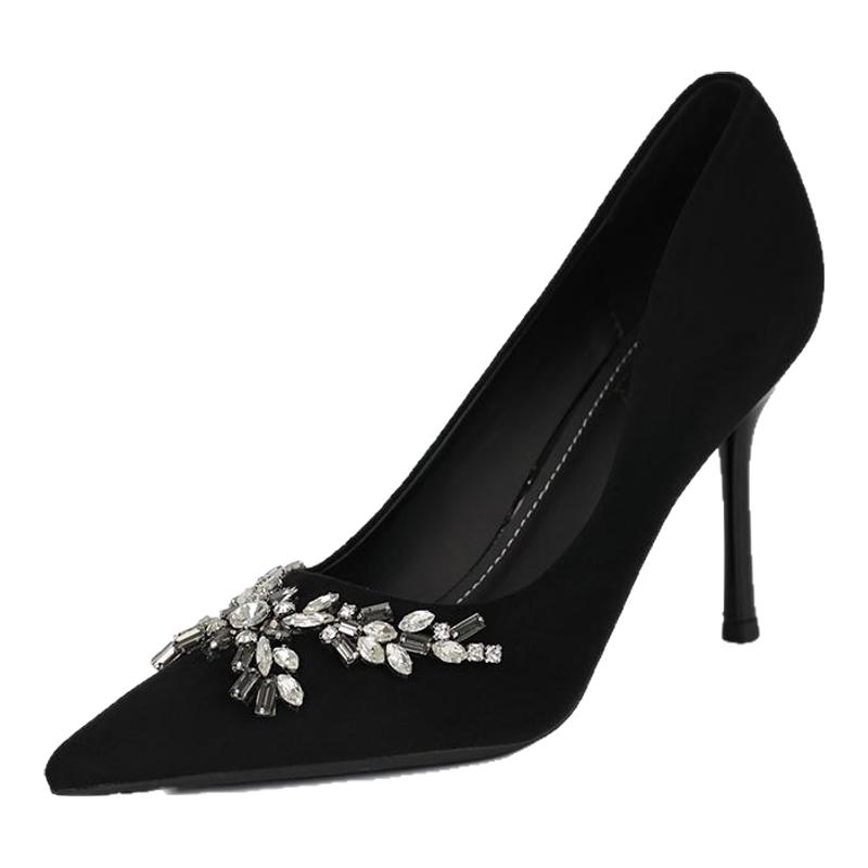 2026绝美春季新款性感水钻高跟鞋