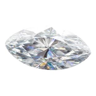 马眼橄榄形莫桑石莫桑钻裸石Moissanite Marquise Shape