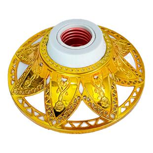 欧式复古家用E27螺口灯座盘灯座LED节能罗口灯头灯口通用底座吸顶