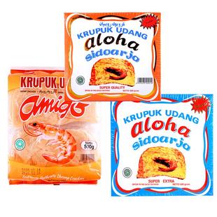 印尼大虾片进口零食aloha亚米高阿米戈虾味薯片阿罗哈食品自己炸