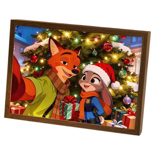 疯狂动物城2灯光画音响周边新年礼物小夜灯送朋友生日礼物小摆件