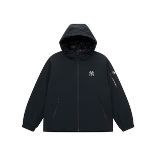 MLB官方25秋冬新款男女情侣纯色百搭防泼水保暖轻薄款羽绒服DJB01