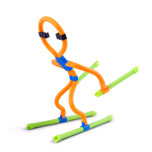 思创幼儿园儿童毛根扭扭棒条手工制作材料男女孩DIY彩色拼插玩具