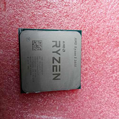 AMD Ryzen 5 3600 CPU，AM4接口，六核，