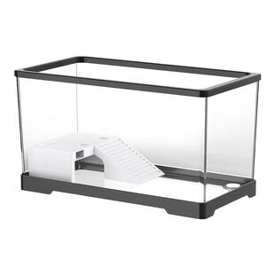 乌龟缸家用客厅小型龟缸小别墅饲养箱带晒台养乌龟专用缸生态鱼缸