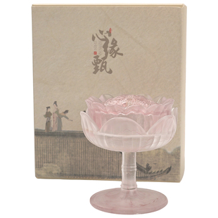 莲台琉璃香炉家用室内水晶禅意檀香熏香炉盘香炉高级感沉香香薰炉