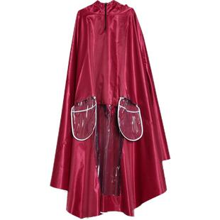 2026新款电动摩托车雨衣防暴雨加大加厚双头双人雨披高端质量好的