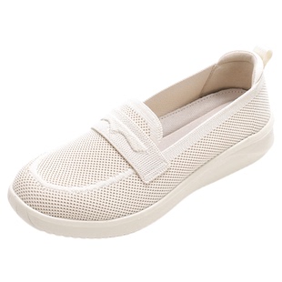 Pansy盼喜飞织网面透气一脚蹬夏季日本防滑乐福轻便舒适妈妈女鞋