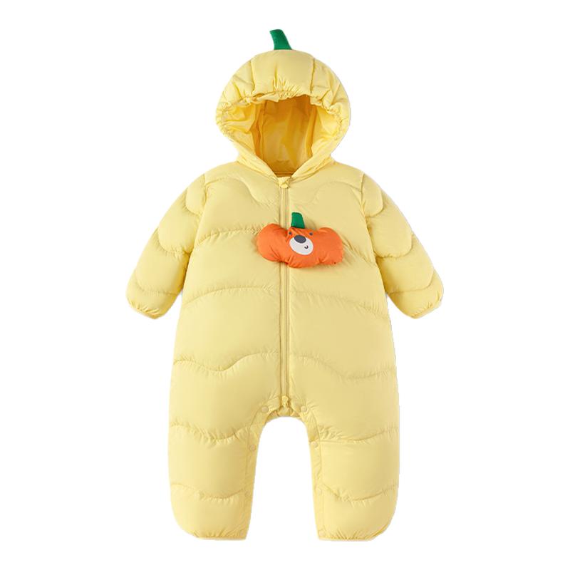巴拉巴拉宝宝羽绒连体衣外出服冬
