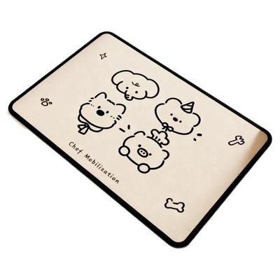 卡通浴室地垫软硅藻泥