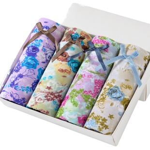 依之舍内裤女士高腰收腹富姐裤头大码粘纤透气舒适平角短潮三角裤