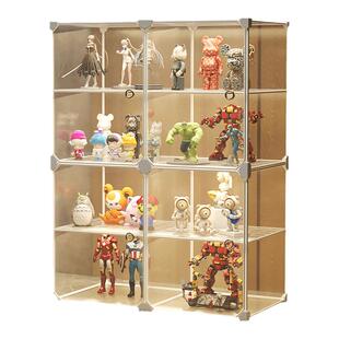 乐高积木展示柜家用玩具小摆件收纳盒透明防尘置物架手办展示架子