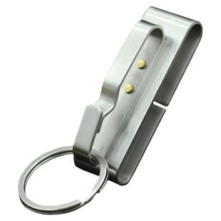全钢钥匙扣不锈钢 耐用穿皮带钥匙扣大弹力腰挂扣男士汽车钥匙扣