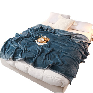 加厚毛毯珊瑚绒冬季小毯子毛巾被子法兰绒保暖床单人办公室午睡毯