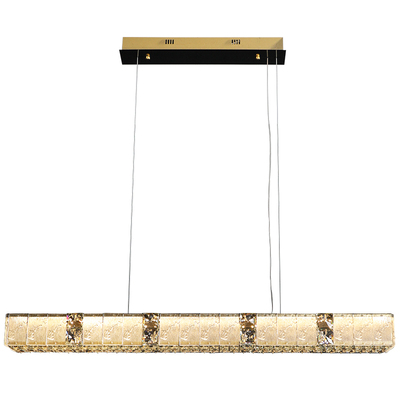 一字水晶吊灯现代艺术云石