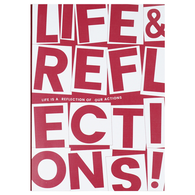 『言本』life&reflections生活反思B5横线笔记本 1177可平摊书写大行距记事本子课堂笔记好看高颜值日记80张