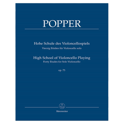 波帕尔40首大提琴高级练习曲op73