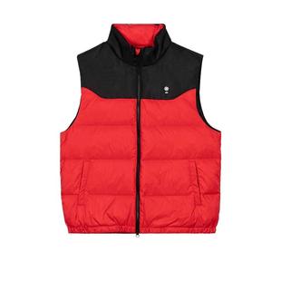 ASICS亚瑟士男子羽绒背心白鸭绒运动复古休闲春秋保暖羽绒服