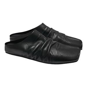 JCAESAR LEATHER SLIPPER 褶皱皮拖鞋 头层牛皮 芭蕾鞋 柔软 百搭