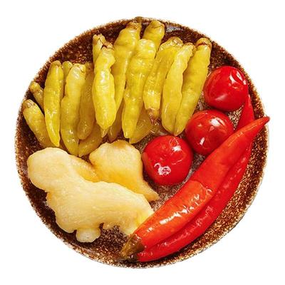【4种泡菜组合】辣三宝泡姜泡椒