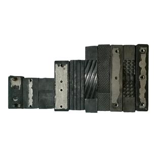 电缆输送机胶块履带光缆牵引机皮带橡胶块桥架敷设机胶皮链条配件