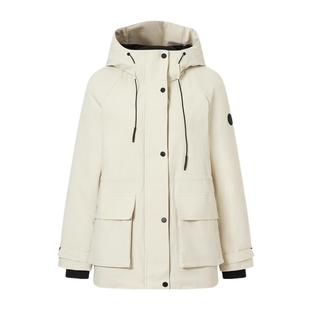 【90鸭绒】GOLDEN BEAR/金熊 新款女士鸭绒轻薄中长款羽绒服