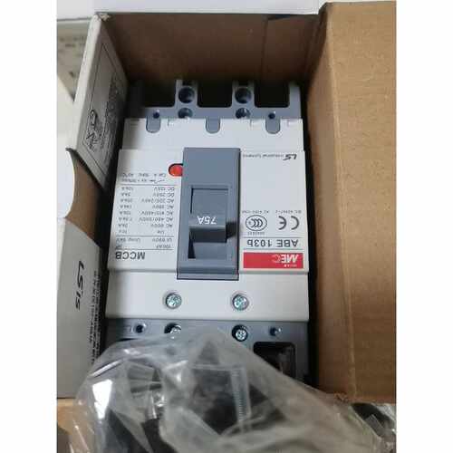 询价Ls塑壳断路器 ABE103B，3P/75A，未封，数