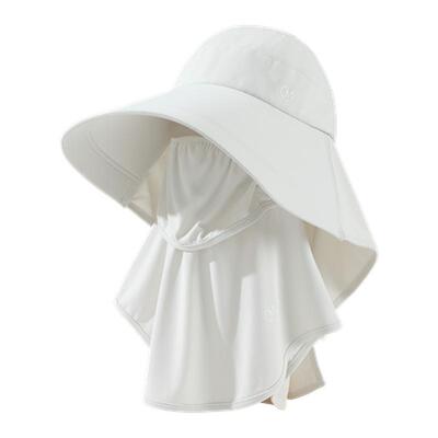 玖慕全方位防晒帽女大檐护颈面罩