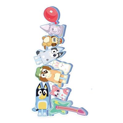 bluey布鲁伊一家玩具周边叠叠乐