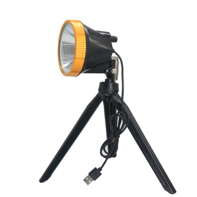 强光无极调光夜钓头USB灯