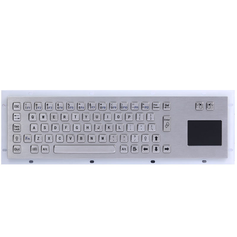 XP602金属键盘 工业键盘 不锈钢键盘 金属PC键盘  触摸板防爆键盘