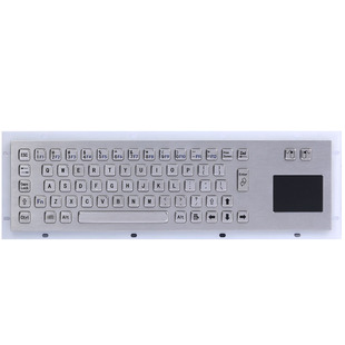 XP602金属键盘 工业键盘 不锈钢键盘 金属PC键盘  触摸板防爆键盘
