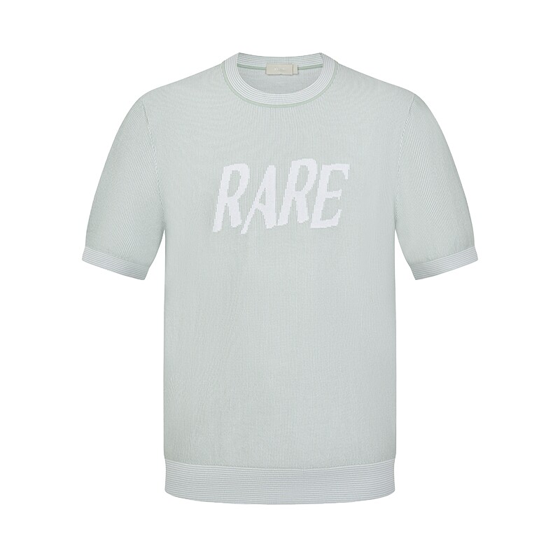 【5折特价】RARE威雅男装 夏季新款圆领T恤男士轻薄套头短袖毛衫
