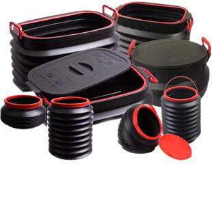 邦宁车载可伸缩垃圾桶 车用家用折叠桶 汽车后备箱收纳箱钓鱼水桶