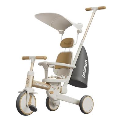 儿童三轮车多功能脚踏平衡遛娃车