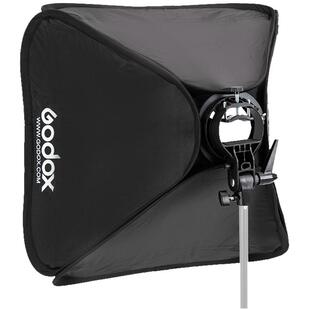 神牛60*60cm8040S支架机顶闪光灯折叠快拆柔光箱离机摄影柔光罩热靴适用V860IIV850IITT600保荣卡口补光灯