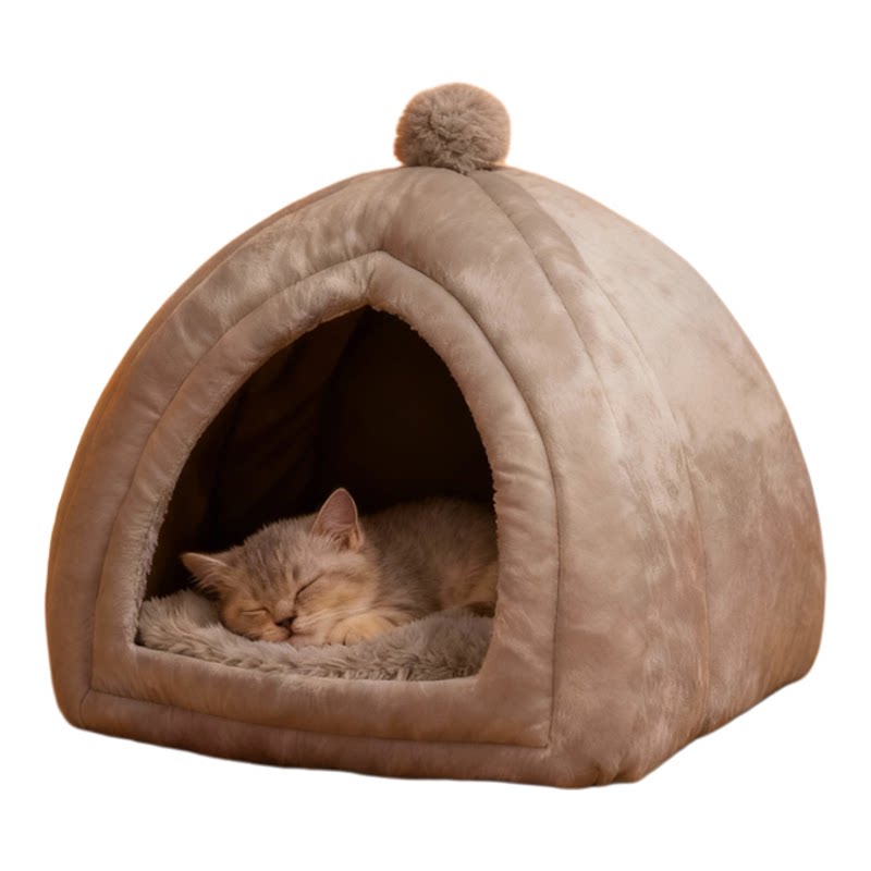 猫窝冬季保暖封闭式安全感猫屋