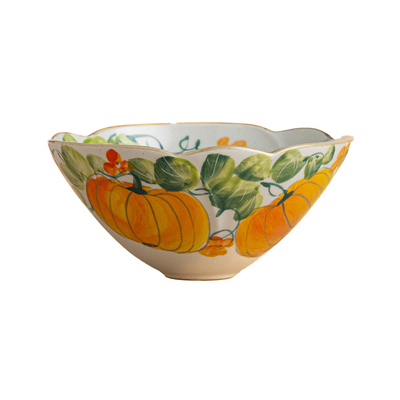 景德镇陶瓷手绘碗斗笠碗老陶泥仿古创意米饭碗沙拉碗釉下彩