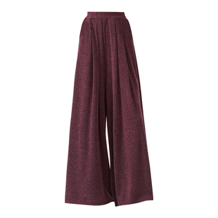 现代舞裤子成人日常古典舞服装2025新款阔腿裤加厚冬季舞蹈练功服